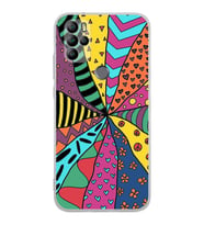 PrintiFy General Mobile GM 21 Pro ile Uyumlu Retro Color 4  Kamera Korumalı Şeffaf  Kılıf