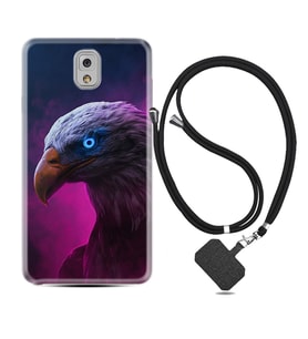 Samsung Note 3 4 5 8 9 20 Ultra 10 Lite Kılıf Boyun Askılı Silikon Kartal 1622