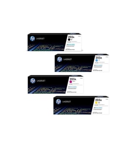 203a 4 Renk Set Orjinal Toner Cf-540/543 Color Laserjet Pro M281fw