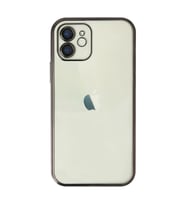 Apple iPhone 12 Kılıf Razer Lensli Silikon - Siyah