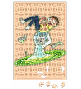 Rick and Morty Puzzle 240 Parça Yapboz
