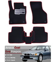 BMW 3 SERİSİ E36 (1990-2000) Uyumlu EVA Paspas Tam Set–Araca Özel,Su Geçirmez,Kolay Montaj