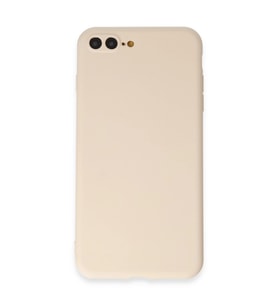 iPhone 7 Plus Kılıf First Silikon - Krem