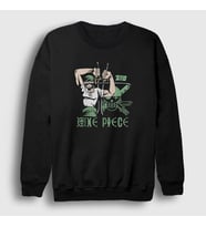 Presmono Unisex Siyah Zoro V2 Anime One Piece Sweatshirt 136098tt