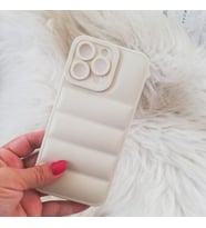 Iphone 14 Pro Krem Desenli Telefon Kabı