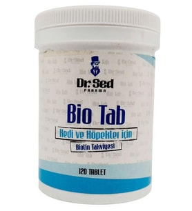 DR.SED Kedi ve Köpekler İçin Biotin Takviyesi 120 tablet  (Beyaz)