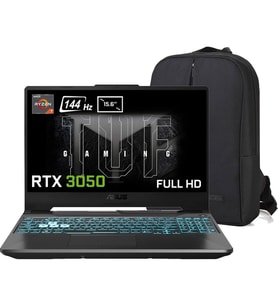 Asus Tuf Gaming A15 FA506NCG-HN206 C31 Gaming Amd Ryzen 7-7445HS 64 GB 4 Tb Rtx 3050 4gb 15.6" Fhd 144Hz IPS Windows 11 Pro Gaming Laptop + Çanta