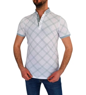 Erkek Polo Yaka Tişört T-809 BGL-ST01816 (Beyaz)