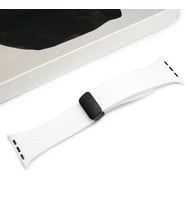 Ally Apple Watch 7-8 41mm 6-5-4 40mm Manyetik Uçlu Silikon Kayış Kordon 3-2-1 38m - HPSBYI8682-5