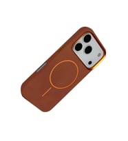 Durukar® iPhone 17 Pro Luno Deri Magsafe Kapak - Kahverengi