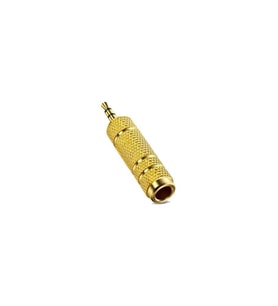 Midex LE2 Jack Adaptör 3.5mm Çevirici Altın Renk Adaptör Stereo