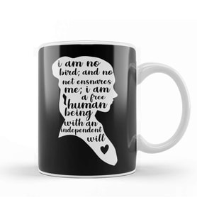 Jane Eyre Charlotte Bronte Jan Eyre And Mr Rochester 01 Kupa Bardak Porselen