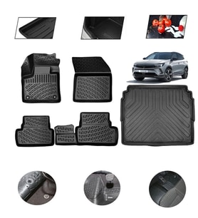 Opel Grandland Üst 2020 Model 4D Bagaj Paspas Set