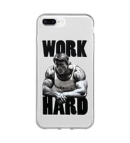 Iphone 7 PLUS - 8 PLUS Uyumlu Arnold Fitness Tasarımlı Şeffaf Telefon Kılıfı