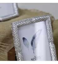 Selim Dekor 10x15 Zena Çerçeve Gümüş