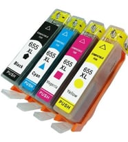 XPlus® HP Deskjet 3525 655XL 4 Renk Ithal Muadil Kartuş Seti (Çok Renkli)