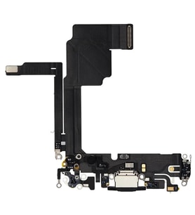 APPLE İPHONE 15 PRO ŞARJ SOKETİ FİLMİ FLEX (SİYAH)