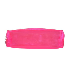 Taros Vintage Label Şeffaf Silikon Kalem Kutu Pembe 2356