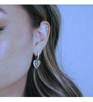 Tektaş Çelik Piercing  Tragus Helix Kıkırdak Conch Gümüş Renk 8 mm (Çok Renkli)