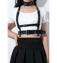 Mulvxbrf Brf02 Deri Göğüs Harness Ve Choker-Tasma Takım - Brf959 (Mulvix)