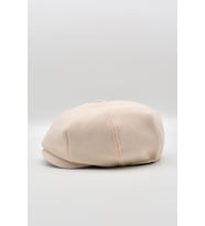Erkek Dökümlü Kışlık Newsie Kasket Premium Irish Flat Cap Şapka (Krem)
