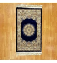 Dairesel Madalyon (Göbek) Motifli Lüks 250 x 350 CM İpek Halı