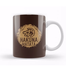 Hakuna Matata 05 Kupa Bardak Porselen