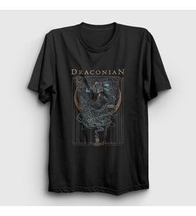 Presmono Unisex Siyah Candle Band Draconian T-Shirt 356720tt