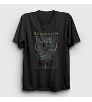 Presmono Unisex Siyah Candle Band Draconian T-Shirt 356720tt