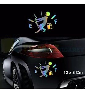 Araba Yakıt Deposu Hologram Oto Sticker Araba Yapıştırma Çıkartma Aksesuar Etiket 12 X 8 Cm