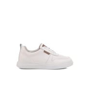 Ayakmod Beyaz Hakiki Deri Erkek Sneaker Premium 412 M (Beyaz)