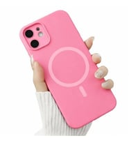 Coverzone iPhone 11 ile Uyumlu Kadife ?� Y�zeyli Premium Silikon K?l?f MagSafe ile Uyumlu Kablosuz ?arj Destekli Darbe Emici Yumu?ak Dokulu Koruma Tasar?ml? Telefon K?l?f? ?eker