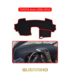 TOYOTA Auris (2006-2012)TORPİDO KORUMA HALISI KIRMIZI KENAR