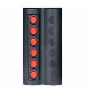 BFY Marin Otomatik Sigortalı Işıklı Switch Panel, 6 Anahtarlı (STD)