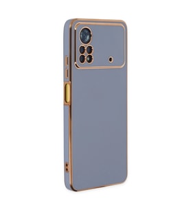 Xiaomi Poco X4 Pro 5g Kılıf Volet Silikon - Mavi