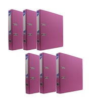 Büro Klasör Pembe Dar Noki Pembe Büro Klasörü Halkalı 6 Adet