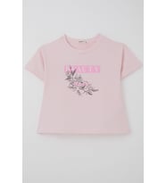 Breeze Kız Çocuk Tişört Çiçek Baskılı 8-14 Yaş, Pembe