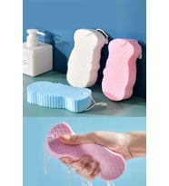 Banyo Vücut Duş Süngeri Sihirli Vücut Ölü Deri Sökücü Vücut Masaj Peeling Fırçası Süngeri