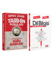 CBA Akademi 2026 KPSS Tarihin Pusulası ve AKM Dil Bilgisi Soru Bankası Seti 2 Kitap