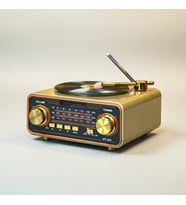 Nostalji Plakçalar Görünüm Radyo,Bluetooth Özellikli Nostaljik Radyo