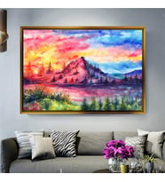 Altın Çerçeveli dekoratif tablo a1120 (Gold)