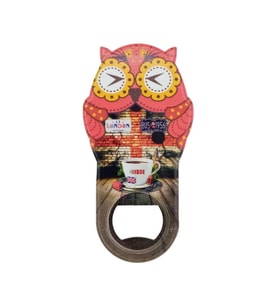 İngiltere Temalı Baykuş Magnet Kapak Açacak (Karışık)