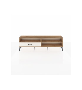 Arges TV Ünitesi 2 Raflı Tek Çekmeceli  176x30x51 Çam-Çam/Aytaşı