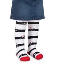Civil Baby Cat 6-18 Ay Bebek Kız Külotlu Çorap - Beyaz