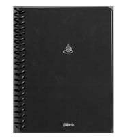 PAPİRÜS  MİNİ SERT KAPAK SPİRALLİ 19X27 80YP. KARELİ DEFTER