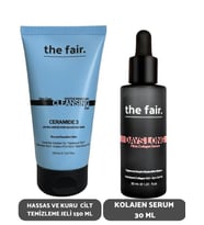 the fair. Hassas ve Kuru Cilt Temizleme Jeli 150 ml ve Kolajen Serum 30 ml