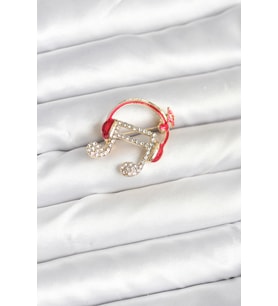 Kulaklıklı Nota Model Broş 5886 - SSSSSS2786-1902