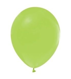 Balon düz 12 inc açık yeşil pk:100-