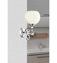 ARYA OPAL CAMLI KRİSTAL TAŞ DETAYLI TEKLİ KROM APLİK
