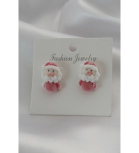 Kadife Noel Bebek Model Kadın Küpe